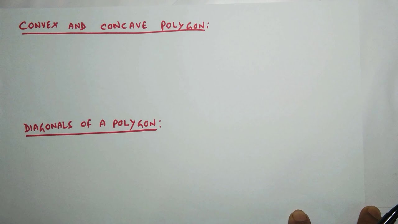 Convex and Concave Polygons_Ch.3: Understanding Quadrilaterals ( NCERT Mathematics - VIII )