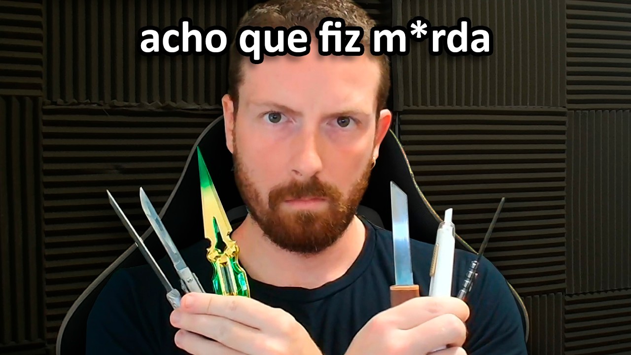 Gastei R$350 em facas do AliExpress...