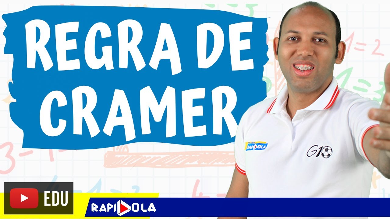 REGRA DE CRAMER ✅ SISTEMAS LINEARES