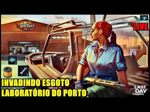 ●INVADINDO ESGOTO/LABORATÓRIO DO PORTO 👁 INVASÃO BASE 44N Last Day On Earth