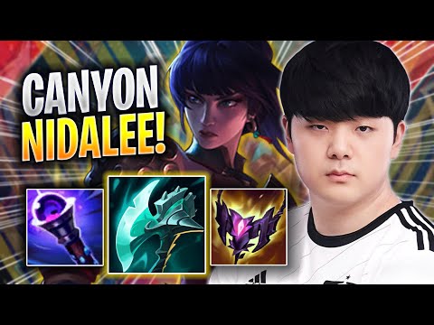 CANYON IS SO CLEAN WITH NIDALEE! - DK Canyon Plays Nidalee JUNGLE vs Kha'zix! | Season 2023