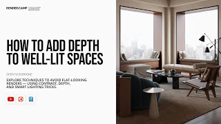 From Flat to Fabulous: Depth Tricks in 3Ds Max + Corona | Interior Rendering for Beginners