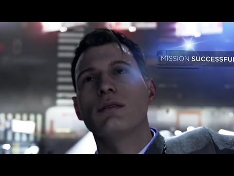 Detroit: Become Human | Connor jumps off building, Mission Successful (ThxSoMch - SPIT IN MY FACE)