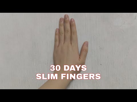 I did a slim fingers workout for 30 days #shorts