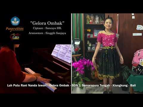 Lagu Gelora Ombak - Juara 1  Prov. Bali - Menyanyi Tunggal SD - FLS2N 2021- Rani