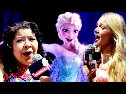 Disney Stars sing LET IT GO at Radio Disney Music Awards 2014
