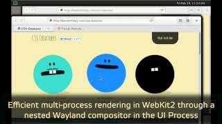 WebKitGTK+ Wayland: WebKit2 and Accelerated Compositing