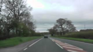 preview picture of video 'Driving On The B4084 Between Worcester & Pershore, Worcestershire, England 28th April 2013'