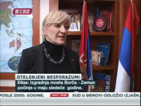 Most Zemun-Borča po planu