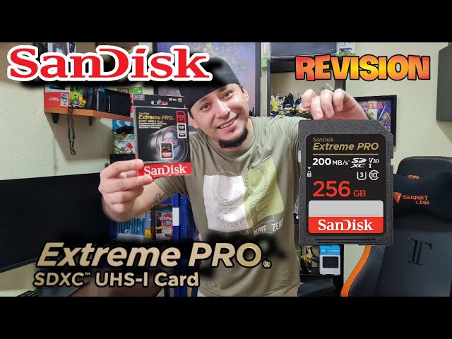 Vídeo relacionado con SanDisk Extreme PRO Tarjeta SD 256 GB SDXC, SD Card 4k UHD, UHS-I, V30, hasta 200 MB/s, SanDisk QuickFlow Technology, Software de recuperación de datos RescuePRO Deluxe, Class 10, U3