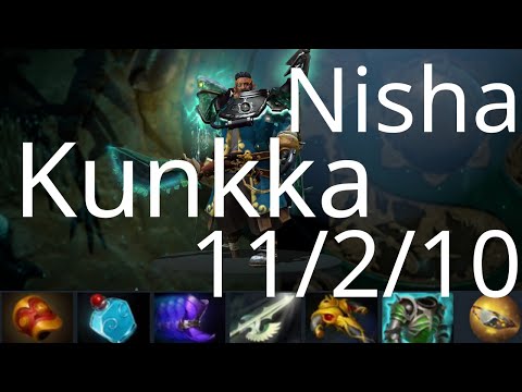 Nisha Kunkka vs Tiny - unscientific team fight - Secret vs Liquid g2 - ESL One Germany 2020 dota2