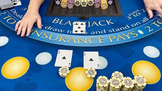 MY BEST $1,000,000 BLACKJACK WIN STREAK EVER WITH SUPER HIGH STAKES BETS!