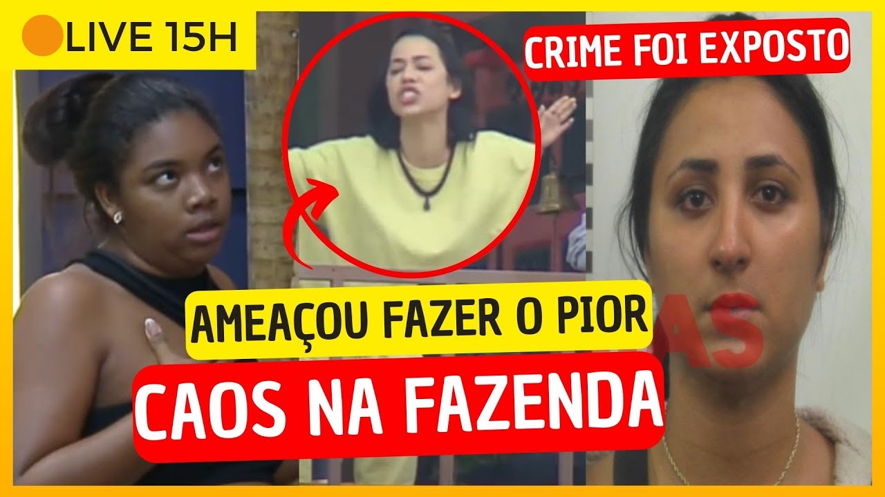 🟠Treta generalizada rende caos na Fazenda; Raquel causa; Prisão de irmã de Deolane vem a tona!