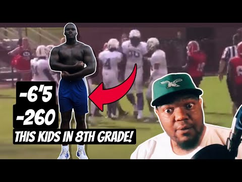 6’5 260 Pound 8th Grader The Next DK Metcalf? I Feel Bad For These Kids 😳