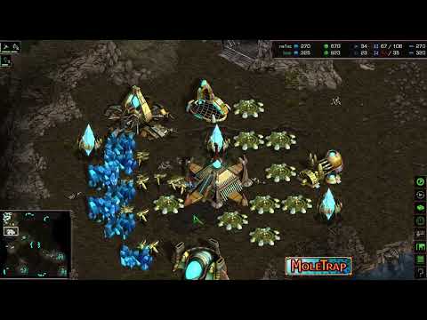 Bisu vs Soulkey on Fighting Spirit - Random Replay Cast (HD 1080p Starcraft Remastered)