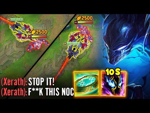 Nocturne but I spam R on the same Xerath the entire game... (HE WAS MALDING)