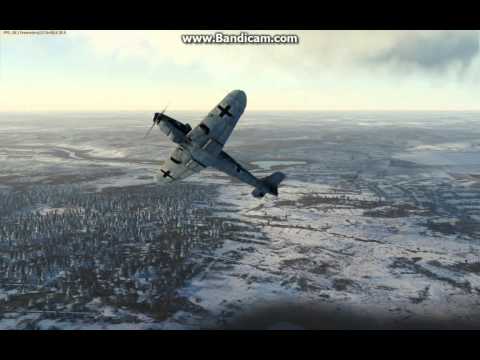 Hot winter fight. Bf109G10 vs Yak 3