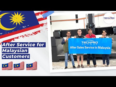TechPro After-Sales Team in Malaysia for CNC Router Machine Training
