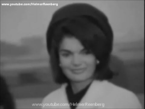 May 12, 1965 - Edward, Robert and Jacqueline Kennedy with children arrive at London Airport