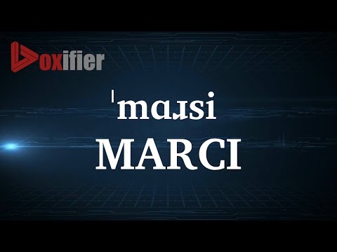 How to Pronunce Marci in English - Voxifier.com