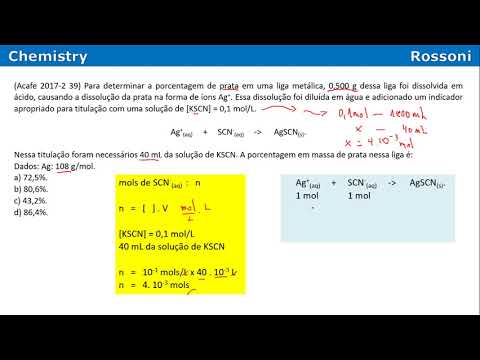 Acafe 2017 2 Medicina - Q39 Titulação prata x tiocianato