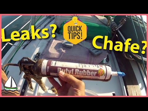 Fixing Sailboats-4 Sailboat Tips: Chafe Protection and Port/Hatch Leaks, Patrick Childress Sailing#1