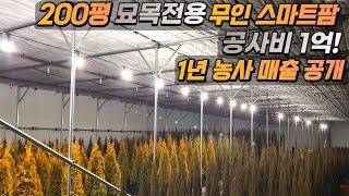 1억 투자, 묘목용 200평 무인 스마트팜 도전! 1년 후 결과는?