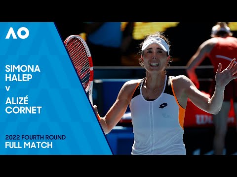 Simona Halep v Alizé Cornet Full Match | Australian Open 2022 Fourth Round