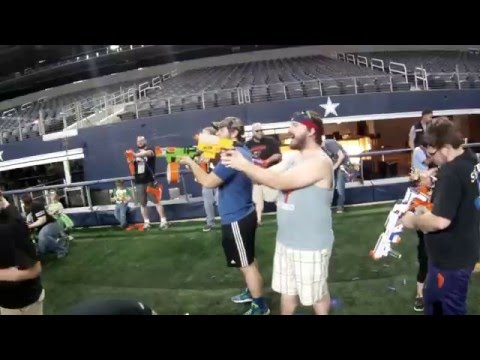 Jared's Epic NERF Battle Guinness World Records (Record Breaking)