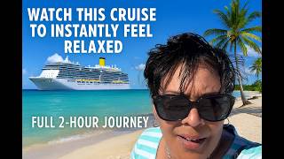 Watch This Cruise To Instantly Feel More Relaxed!  FULL 2 HOURS. JOIN ME! #solotravelvlog #reset