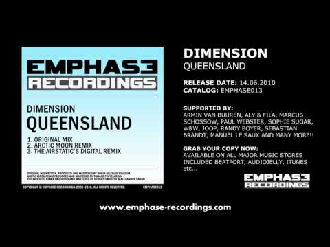EMPHASE013 - Dimension - Queensland (Arctic Moon, The Airstatic Mixes)