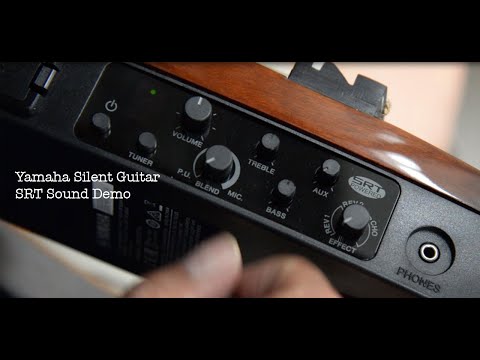 Yamaha Silent Guitar SRT acoustic pickup Sound Demo | SLG200N