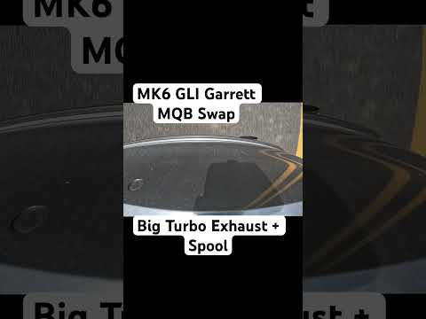 MK6 GLI Big Turbo INSANE Spool Exhaust Sounds #shorts #volkswagen