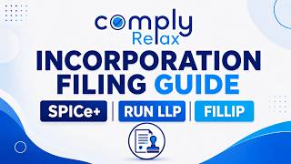 Complete Incorporation Process Help vieo | SPICe+ | RUN LLP | FILLIP | 99298 22200 #mca #ai #viedo