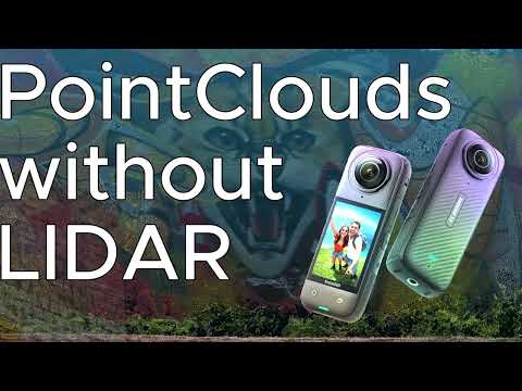 Point Clouds from Insta360? #3DScanning #PointCloud #Metashape #3DModeling #CloudCompare #3DMapping