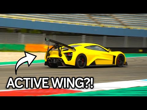 1100HP Zenvo TSR - PURE SOUND and ACTIVE REAR WING!