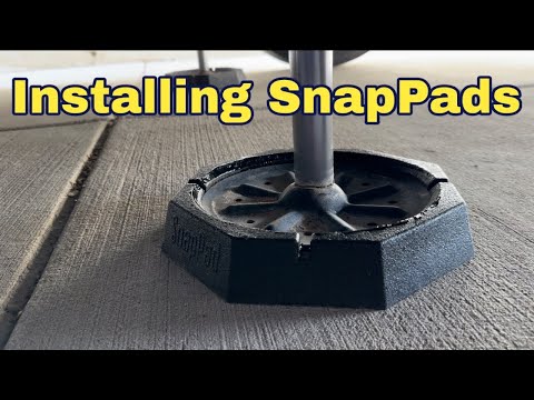 RV SnapPads Installation  RV Leveling Jack Pad for Equalizer Landing Feet