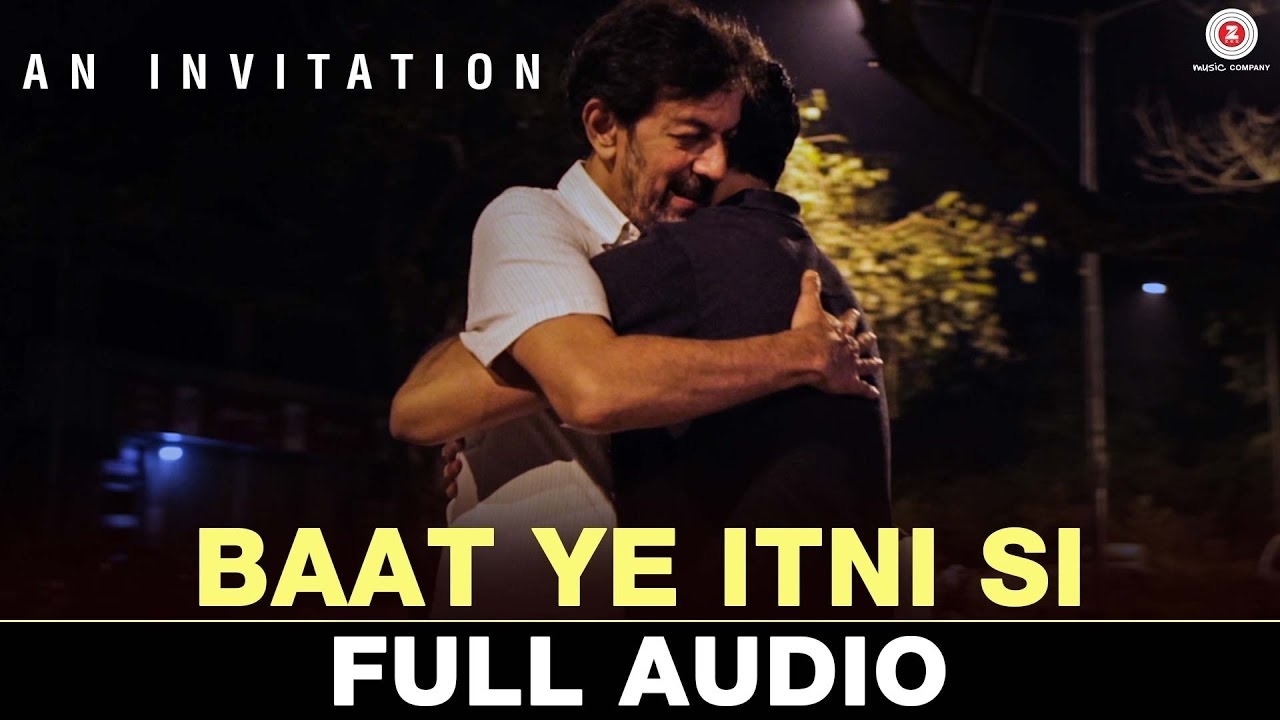 Baat Ye Itni Si Lyrics  | An Invitation | Rajat Kapoor, Vikram S | Gaurav Tophakhane | Shubhankar