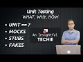 Unit Tests and Test Doubles like Mocks, Stubs & Fakes
