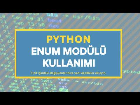 Python Enum Modülü Kullanımı