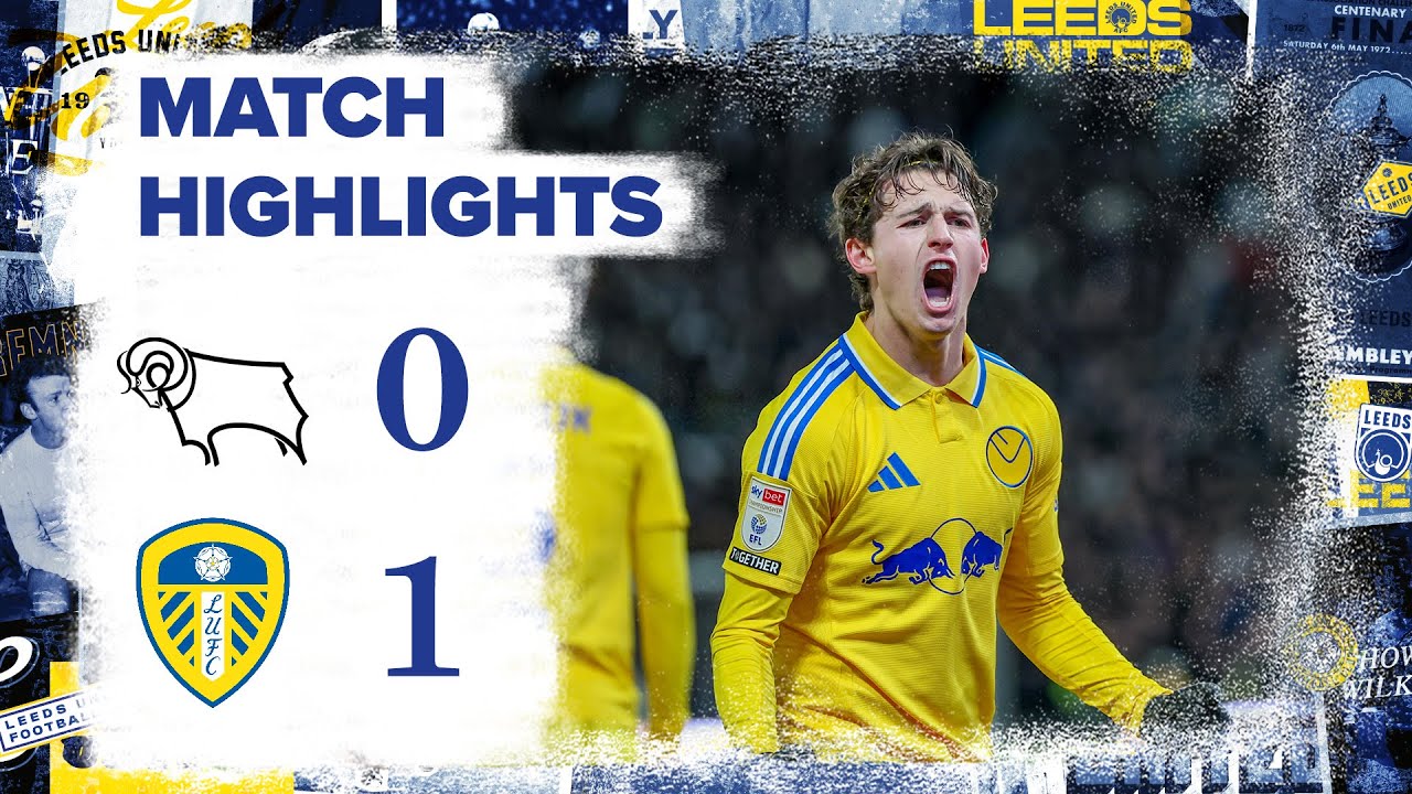 Highlights | Derby County 0-1 Leeds United | Goal of the season?!
