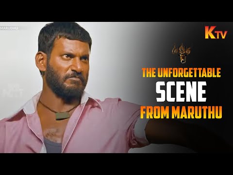 என் அப்பத்தா என்ன சொன்னாலும் நான் செய்வேன்🔥| Maruthu Movie Scene | Vishal l Soori | Sri Divya | K TV