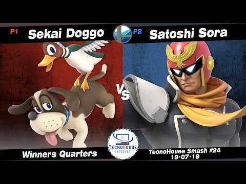 TecnoHouse #24: SS | Sekai Doggo (Duck Hunt) vs SS | Satoshi Sora (Captain Falcon) - Winners Quarter