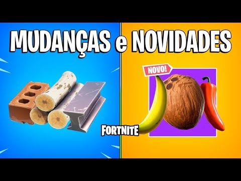 FORTNITE - MUDANÇAS NA CONSTRUÇÃO e NOVOS CONSUMÍVEIS! - Patch 8.2