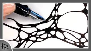 Easy Relaxing Neurographic inspired Ink Drawing 11