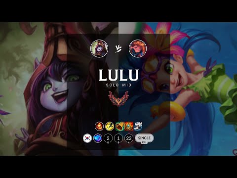 Lulu Mid vs Zoe - KR Grandmaster Patch 12.8