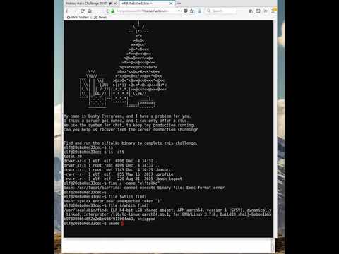 SANS Holiday Hack 2017-efltalkd -Terminal 1 of 8
