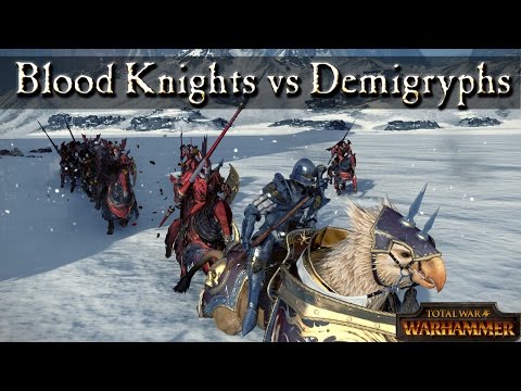 New Blood Knights vs Demigryph Knights - Total War Warhammer Mechanics