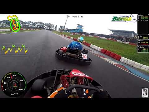 Haron Passarelli - Campeonato Brasileiro de Kart Indoor 2018 - Bateria 1