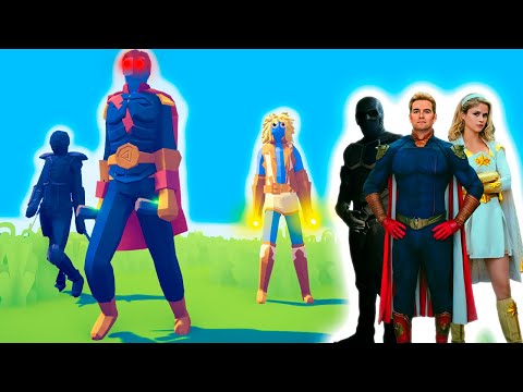 Strongest SUPERHERO FACTION Takes Down Final Boss In TABS
